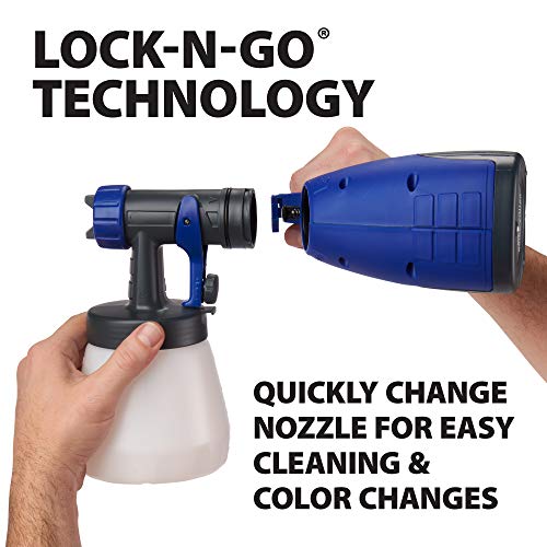 HomeRight 2412331 Quick Finish HVLP Paint Sprayer Power Painter, Spray Gun for Crafting and Furniture Blue - Image 5