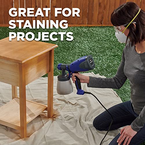HomeRight 2412331 Quick Finish HVLP Paint Sprayer Power Painter, Spray Gun for Crafting and Furniture Blue - Image 2