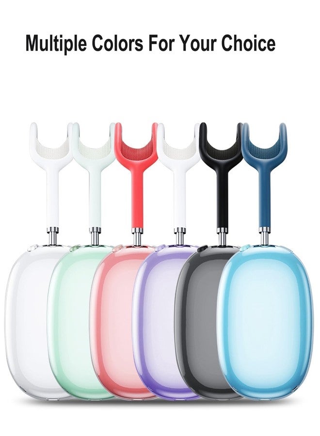 MOLOPPO Case Cover for AirPods Max Headphones, Clear Soft TPU Skin Anti-Scratch, Transparent Accessories Ultra Protective Cover for Apple for AirPods Max (2024/2020), Clear - Image 4