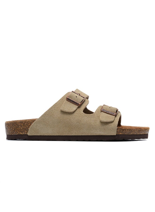 Birkenstock Style Double Buckle Casual Slides - Image 2