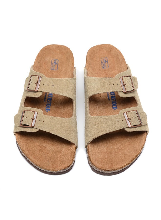 Birkenstock Style Double Buckle Casual Slides - Image 3