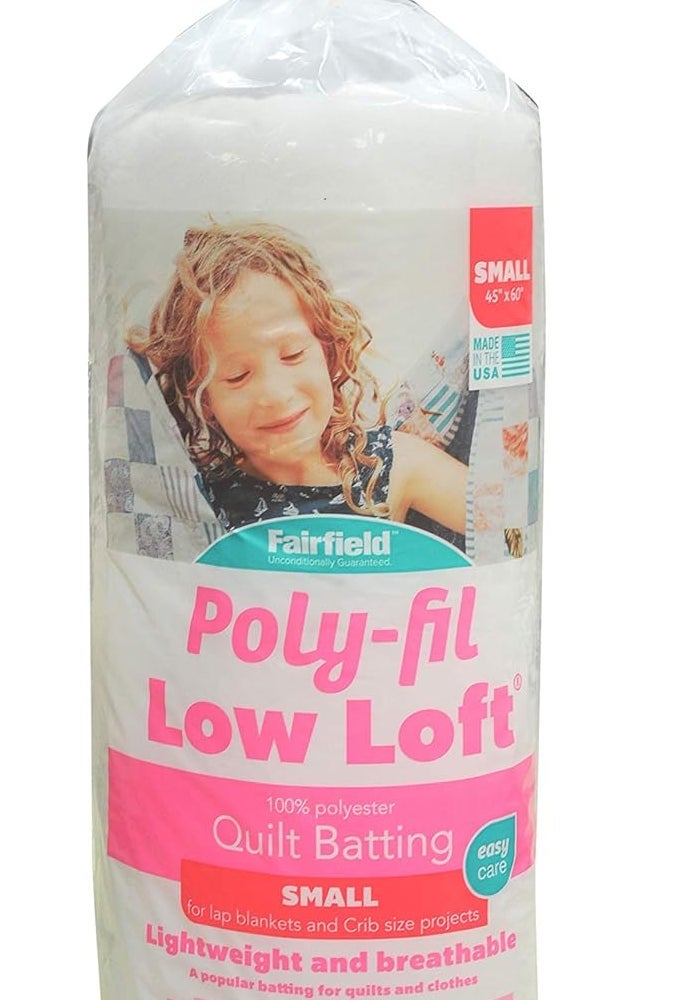 Poly-Fil Fairfield Poly-Fil Low Loft Bonded Polyester Batting - Crib Size 45" x 60" - Image 1