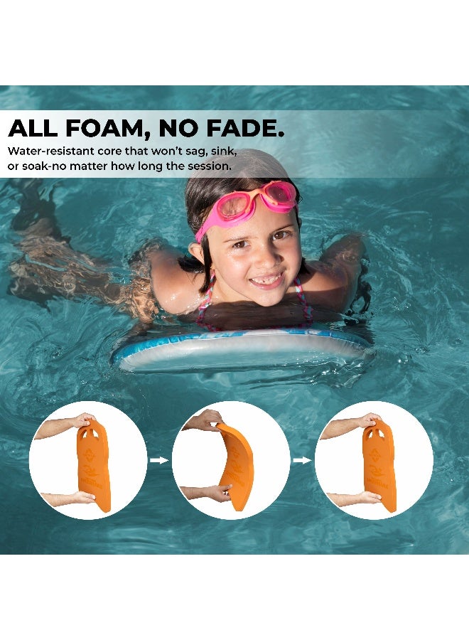 Nivia Speedboard For Swimming, Sports Swimming Floats For Adults-Kids, Kickboard For Beginners Training, Float Pad With All Holding Angles (Orange) - Image 2
