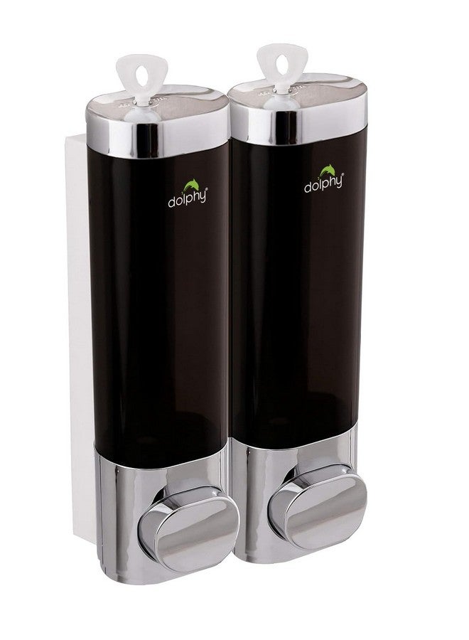 Dolphy ABS Liquid Soap Dispenser-300ML - Set of 2 Black - Image 1