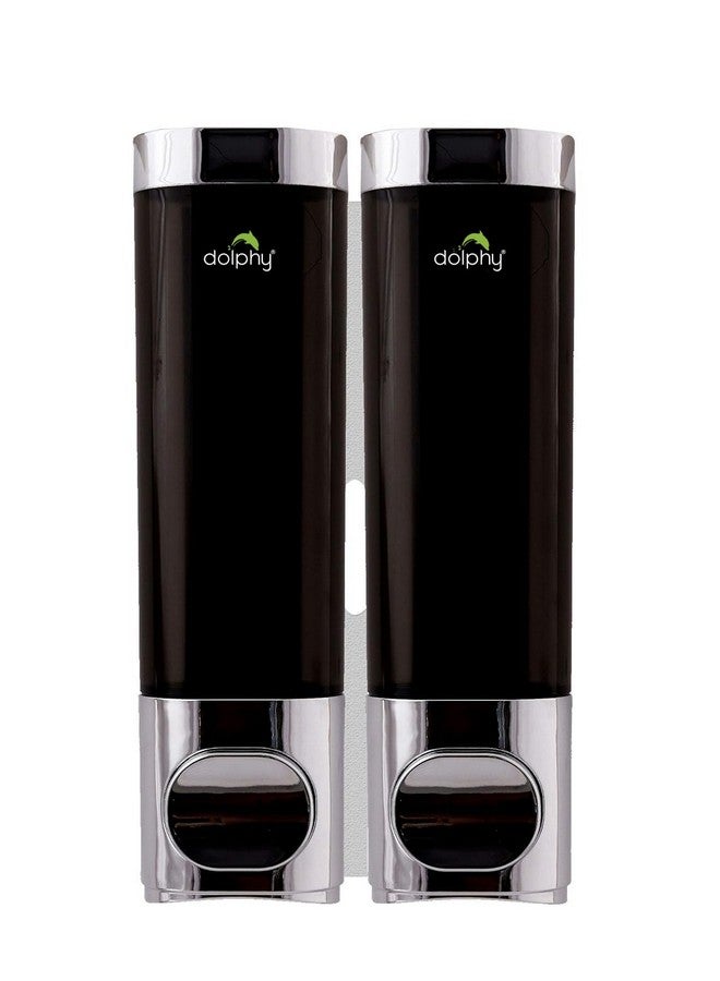 Dolphy ABS Liquid Soap Dispenser-300ML - Set of 2 Black - Image 2