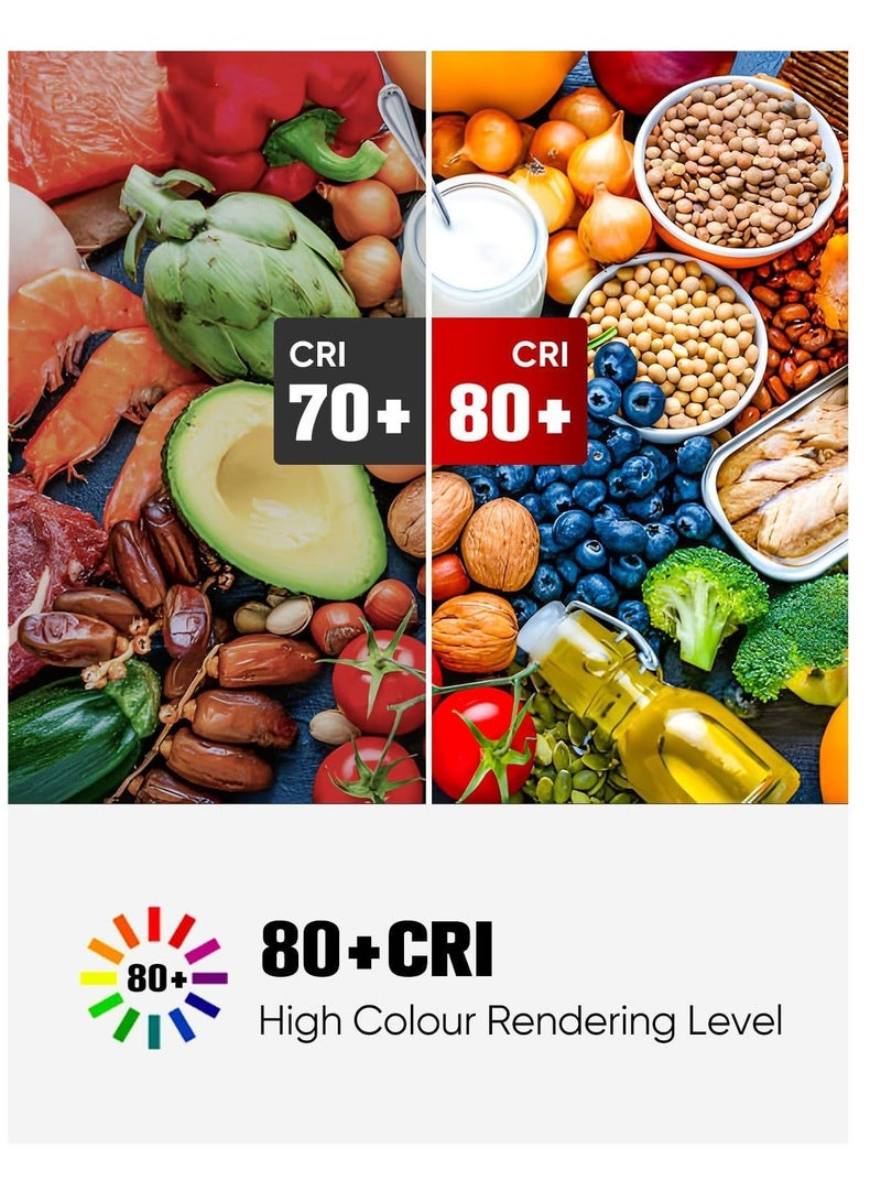 GU10 LED Bulbs10 Packs Warm White Non Dimmable Energy Saving Spotlight Bulbs Halogen LED Light Bulbs Equivalent 38° Beam Angle - Image 3