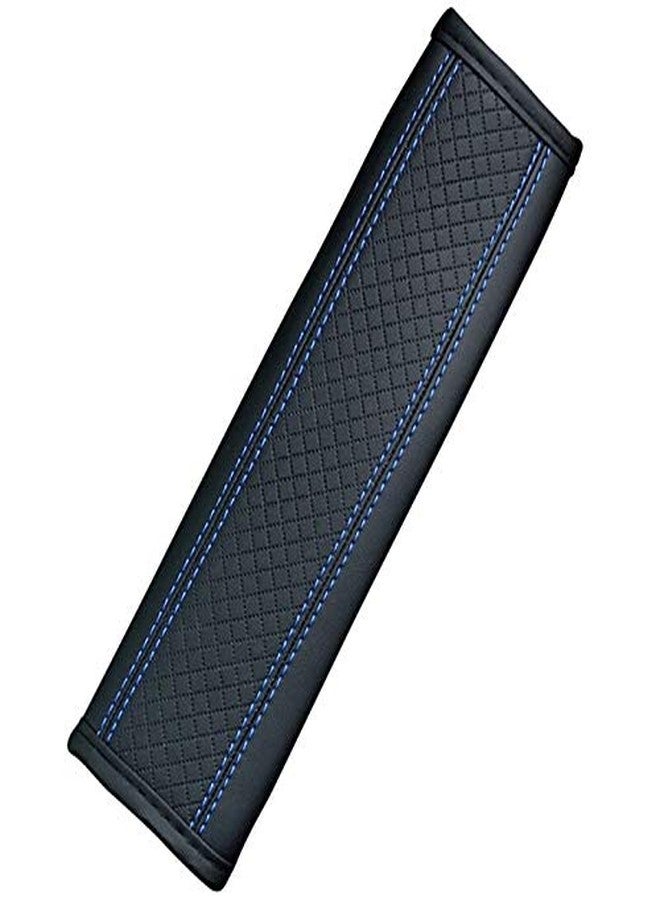 BAGILO Car Seat Belt Shoulder Pad Cover Car Safety Belt Pad (Black Blue Line) - Image 5