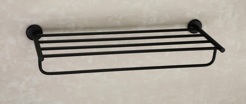 ARQUIN ARQUIN VITA 304 Grade Stainless Steel Towel Rack/Towel Rack/Bathroom Accessories (Black Matt, Pack of 2)  - Image 5