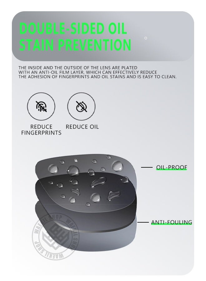 بازار نظارات شمسية مستقطبة للرجال والنساء - نظارات شمسية كلاسيكية مضادة للتوهج UV400، حماية كاملة من الأشعة فوق البنفسجية للقيادة وصيد الأسماك والسفر (رمادي) - Image 4