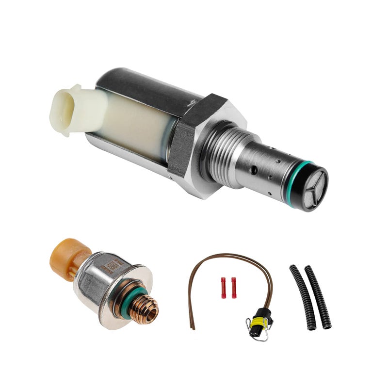 صمام IPR 60 مع مستشعر التحكم ICP واستبدال Pigtail لسيارات 2003-2010 F250 F350 F450 F550 E450 Super Duty Excursion 0410 E350 E450 استبدال CM5126 1846057C1 4C3Z9F838A 1845428C91