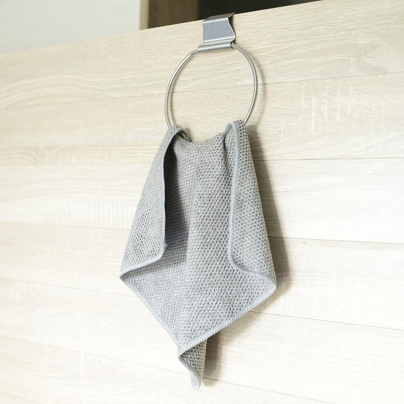 Homestic Homestic Stainless Steel Towel Hanger for Bathroom|Easy DIY Installation|Bathroom Accessories for Modern Homes|Multipurpose Napkin Holder for Bathroom & Kitchen|ZT-3121|Silver  - Image 1