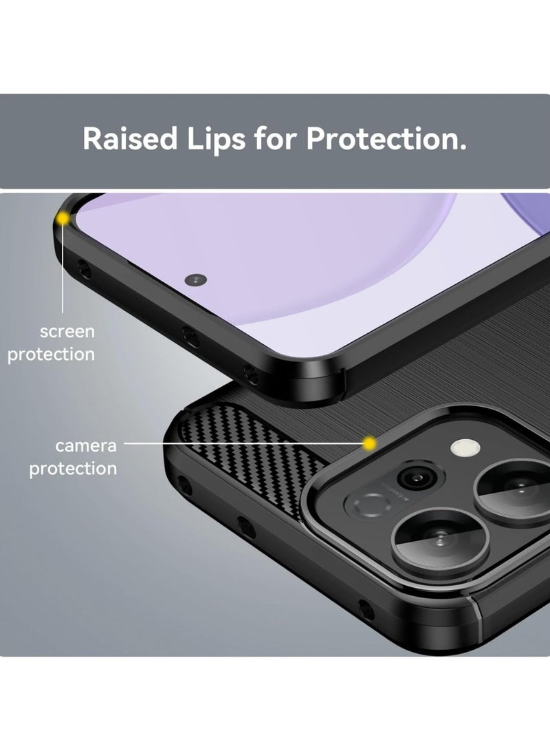 general Case Compatible with OPPO Reno 14 F, Soft TPU Silicone Bumper OPPO Reno 14F Scratch and Shock Protective Back Case - Image 5