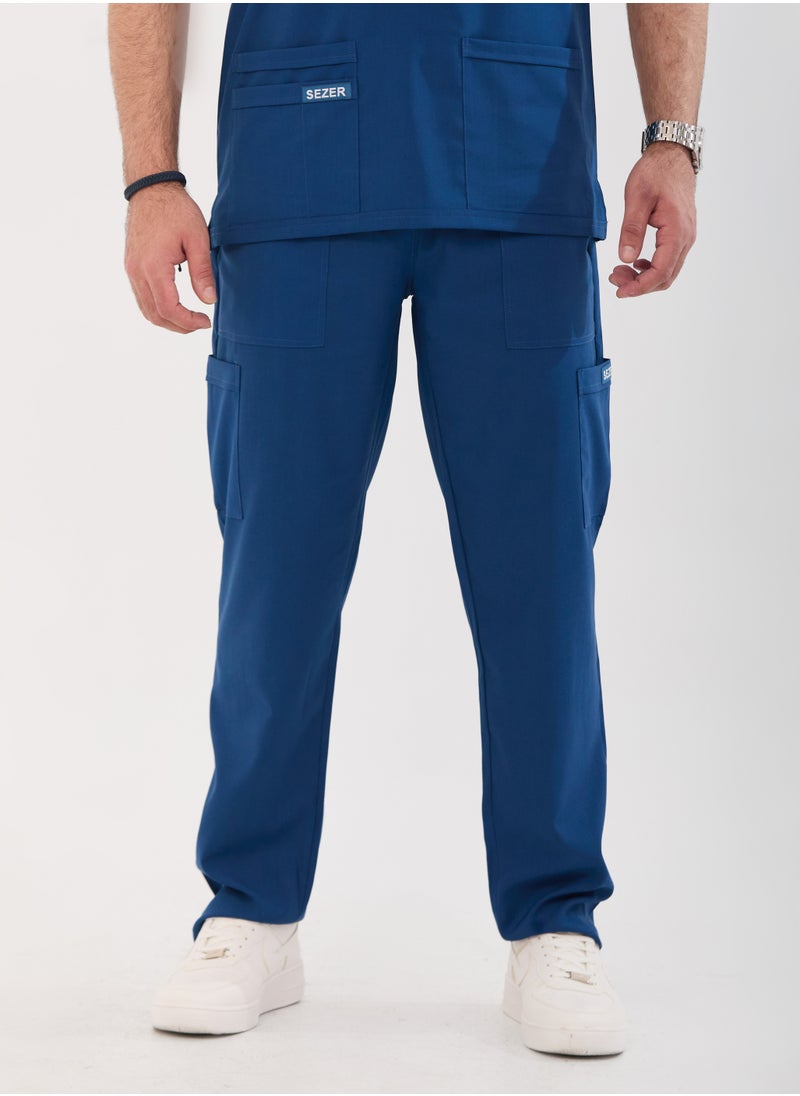 sezer - Caesar Scrub for Men - Strength and comfort in a cottonh Petroleum  design that fits you all day long - Image 1
