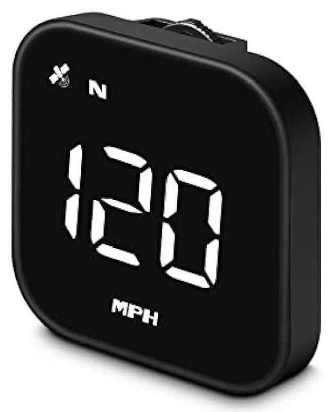 أنكوفو مقياس سرعة GPS الرقمي G4S ، شاشة HUD الجديدة مع سرعة رقمية في MPH KPH ، عالمية للسيارات شاحنة السيارات الهجينة الكهربائية (G4S) - Image 1