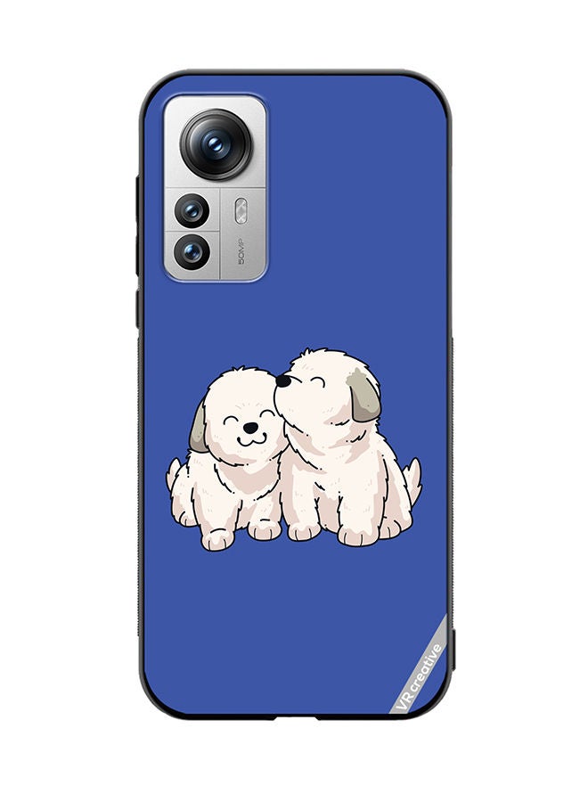 VR CREATIVE Protective Case Cover For Xiaomi 12X Cute Puppies Design Multicolour - Image 1