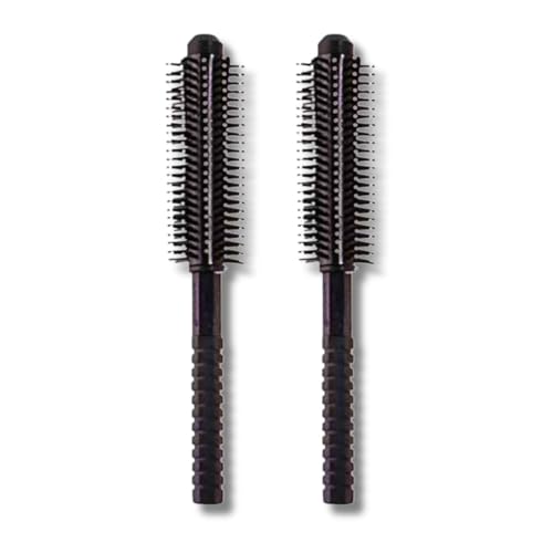 Out of the Box Out Of Box Set of 2 Premium Unisex Hair Round Bristle Comb Brush for Gentle Detangling, Smoothing, and Styling - Suitable for All Hair Types - Image 1