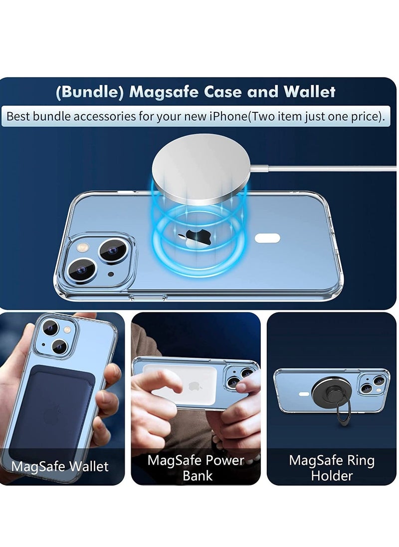 Raxoom Magnetic Clear Case for iPhone 14 Plus Case Compatible with MagSafe,[No.1 Strong Magnets][Never Yellow],Shockproof Protective Slim Thin Cover 6.7 inch 2022,Clear - Image 4
