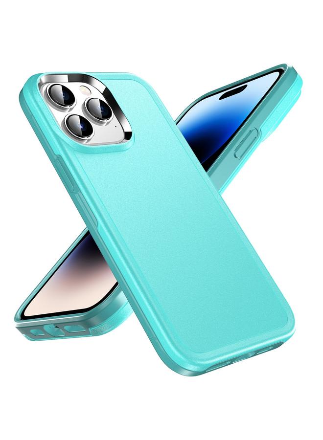 اس-توب جراب لهاتف iPhone 14 Pro، جراب مدرع مزدوج بلون واحد - Image 1