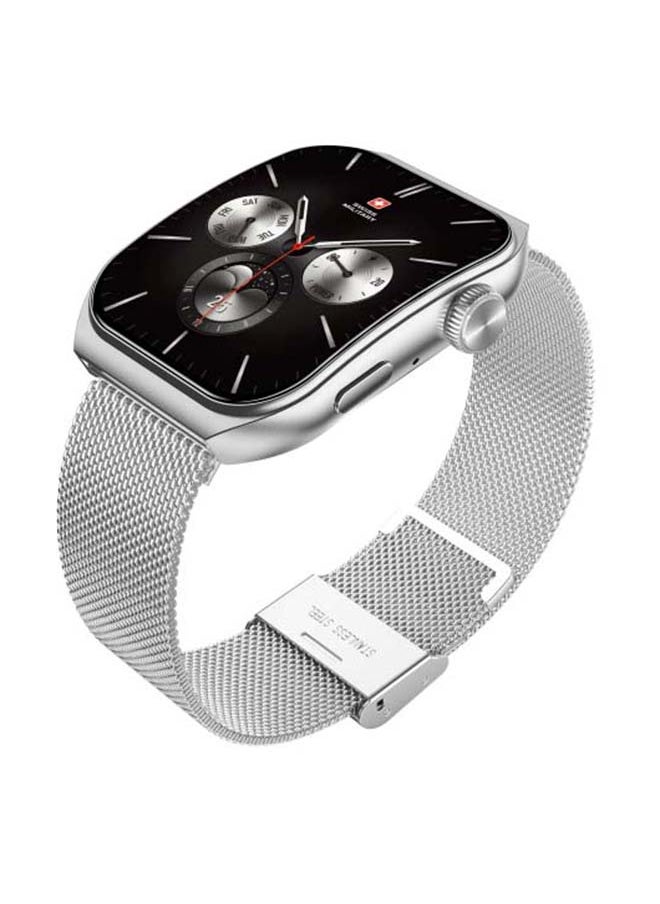 SWISS MILITARY Military ALPS 3 Smartwatch 49MM Silver  - Image 2