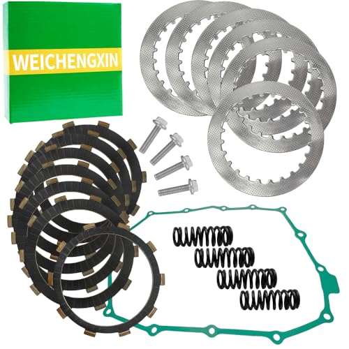 WEICHENGXIN Clutch Kit Heavy Duty Springs Cover Gasket Compatible with Honda Shadow VLX 600 VT600C VT600CD 19881998 - Image 1