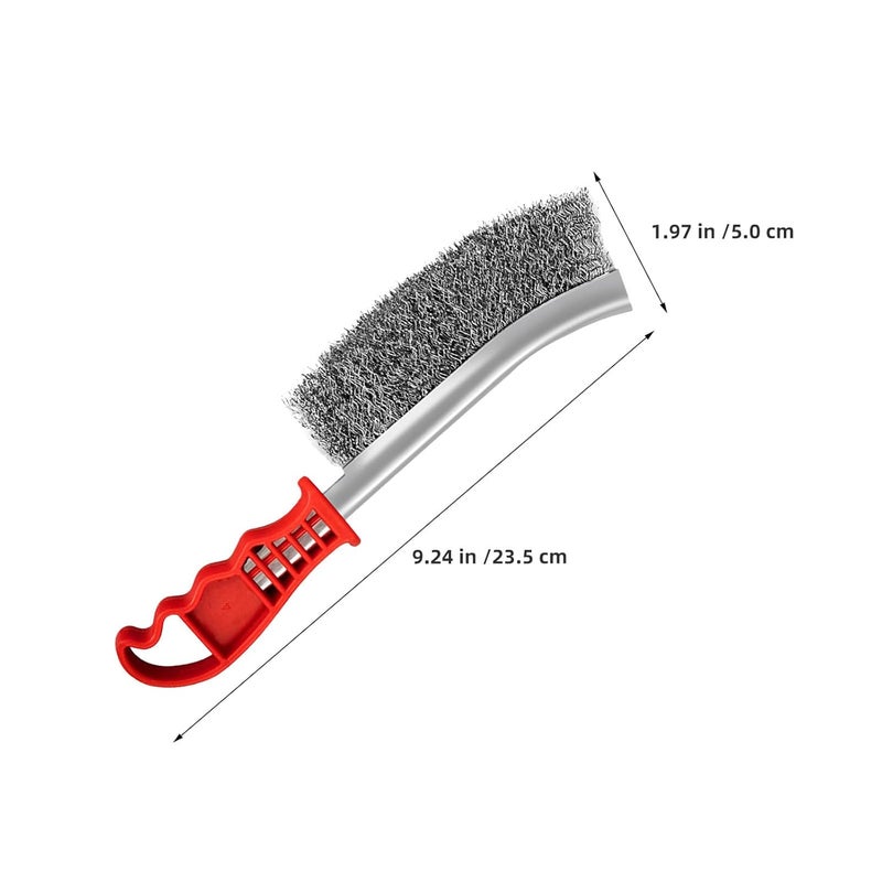 Stainless Steel Wire Brush Set 2PCS Drill Brush Rust Remover For Metal Cleaning - Image 3