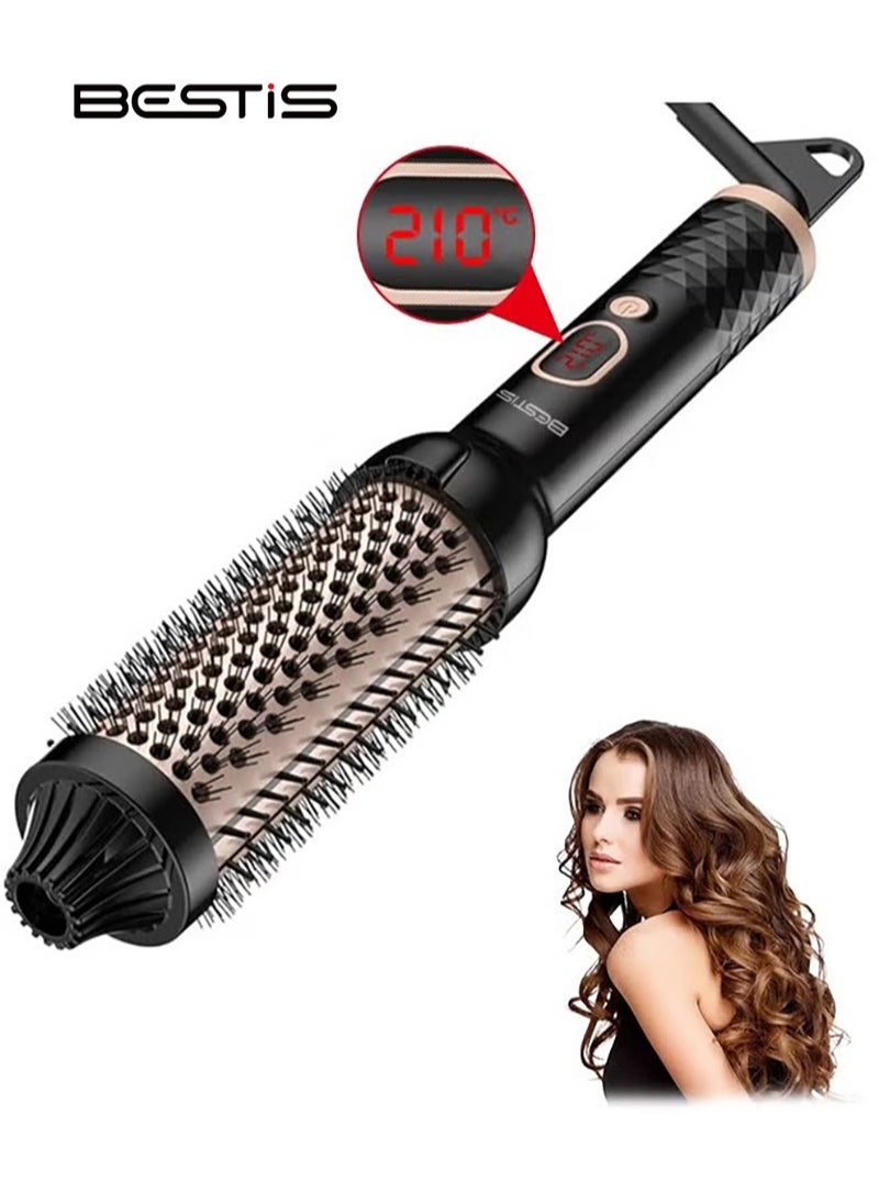 BESTIS - Double PTC Thermal Brush 38MM Heated Curling Brush for Hair Voluminous Curler 30s Fast Heating Hair Straightener for Women 120-210°C - Image 1