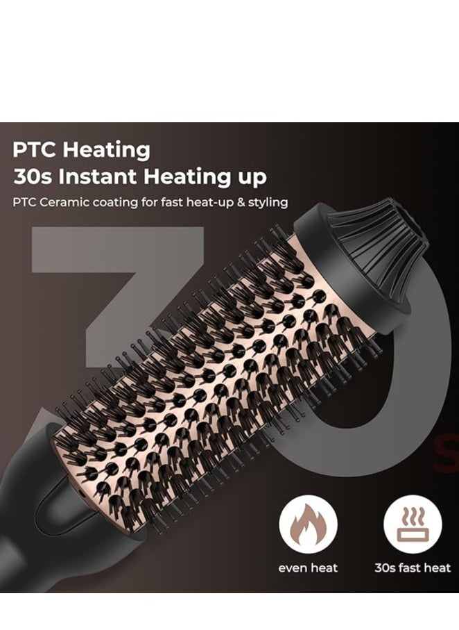 BESTIS - Double PTC Thermal Brush 38MM Heated Curling Brush for Hair Voluminous Curler 30s Fast Heating Hair Straightener for Women 120-210°C - Image 1
