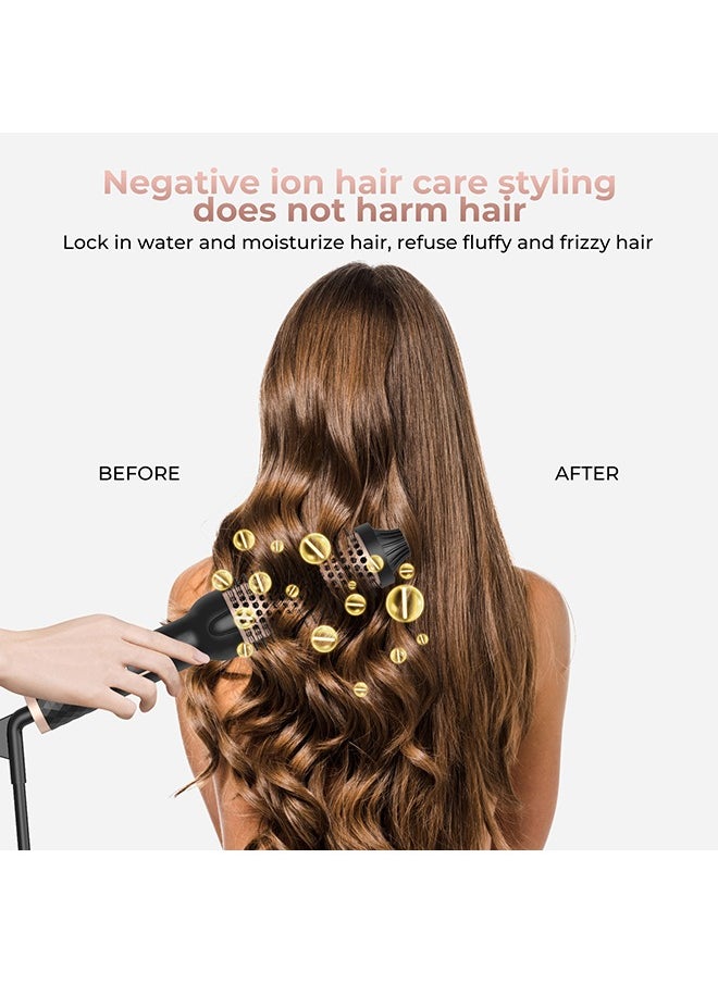 BESTIS - Double PTC Thermal Brush 38MM Heated Curling Brush for Hair Voluminous Curler 30s Fast Heating Hair Straightener for Women 120-210°C - Image 1
