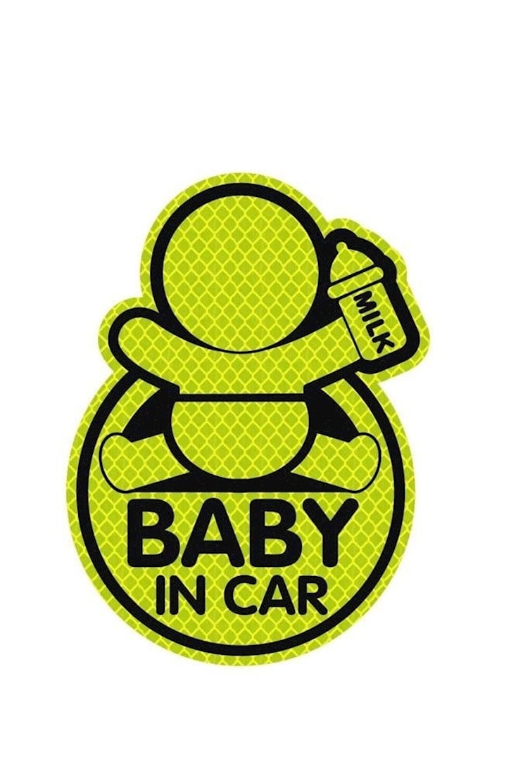 Fluorescent Car Sticker - Image 1
