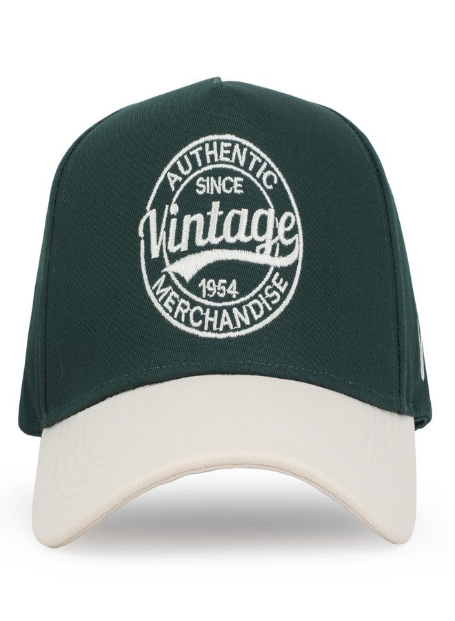 VINTAGE HAVANA Trucker Hats Women & Men | Western Retro Snapback Hat | Cute Trendy Baseball Cap One Size Green/Bone Authentic Vintage Merchandise - Image 3