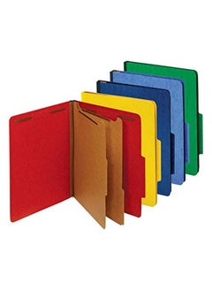[IN]PLACE Office Depot Classification Folder, Letter, 2 Dividers, Embedded Fasteners, Assorted Colors, Om01723  - Image 5