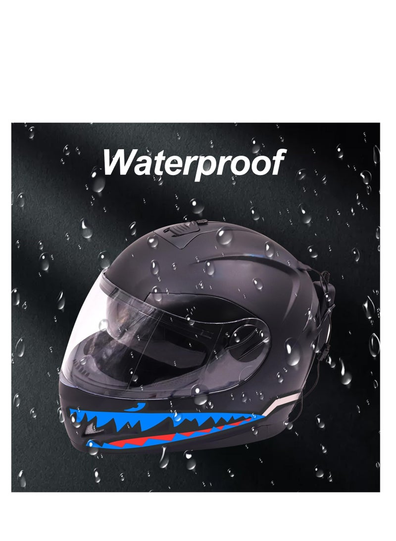 Motorcycle Helmet Light Bar, Cold Light Motorcycle Helmet LED Sticker Kit, Light Strip for Motorcycle Helmet DIY Night Signal Light Luminous Stripe Sticker, Motorcycle Light Strip Waterproof - Image 3