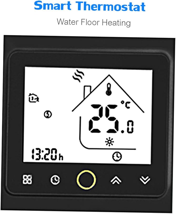 منظم الحرارة الذكي القابل للبرمجة لتسخين الأرضية بالماء، متحكم في درجة الحرارة، اللون 1 - Image 3