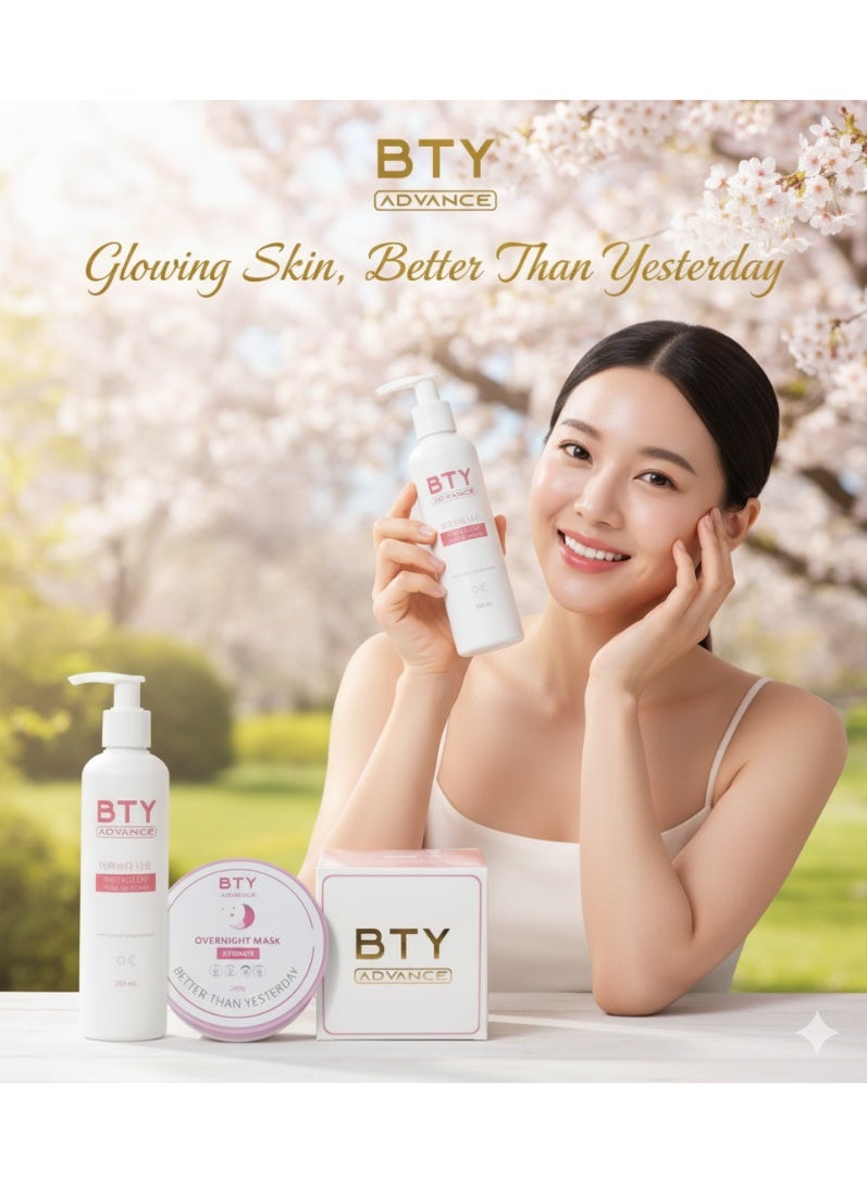 Bty Group Advance Instaglow tone Up Cream 200ml And Advance Overnight Mask 250g - Image 2