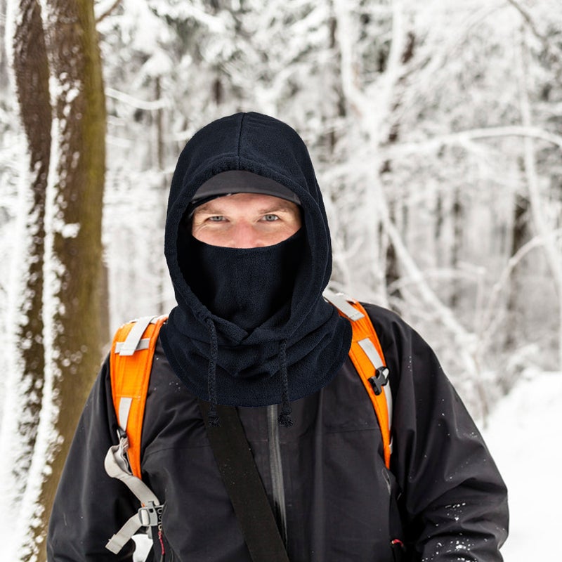 Winter Warm Polar Fleece Balaclava Winter Sports Cap Face Cover Neck Warmer for Cycling Skiing Motorcycling - Image 5