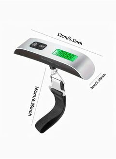 Luggage Scale Portable Digital Hanging Handheld Electronic Scale Home Travel Scale Luggage Weight Scale with Rubber Paint Green Backlight Silver - pzsku/ZA8FE65ECE74F4E7CBAC8Z/45/_/1725950302/72a48eca-e7d0-41d5-9923-48e675cb2200