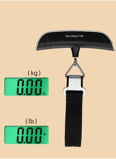 Luggage Scale Portable Digital Hanging Handheld Electronic Scale Home Travel Scale Luggage Weight Scale with Rubber Paint Green Backlight Silver - pzsku/ZA8FE65ECE74F4E7CBAC8Z/45/_/1736778842/85eaac39-8f8e-4c8e-8eae-2feda191d071