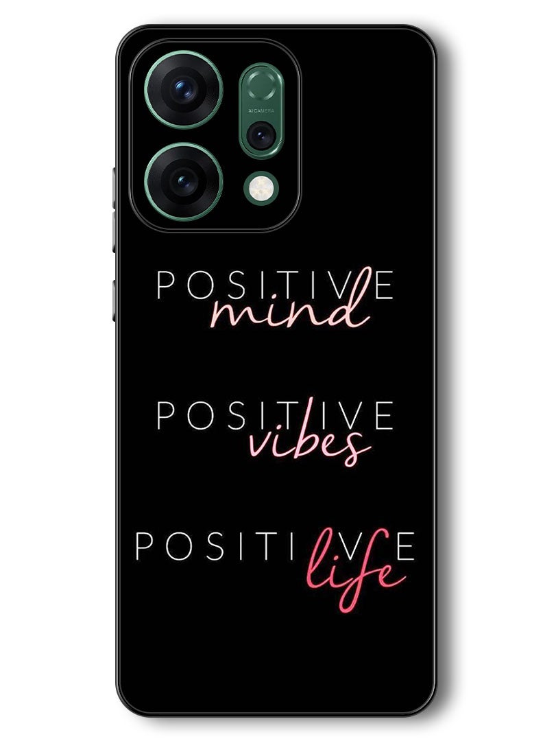 Theodor حافظة متوافقة مع أوبو رينو 14 بحجم 6.59 بوصة حماية مضادة للصدمات غطاء بامبر عقل إيجابي - Image 1