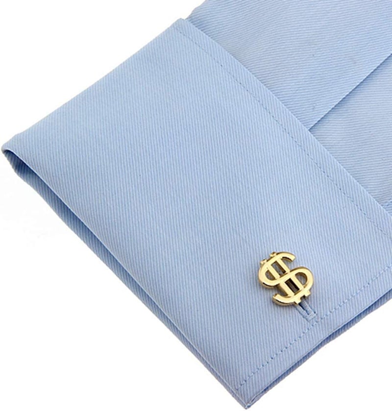 Vcufflinks Dollar Sign Currency Cufflinks Money Wedding Gift - Image 3