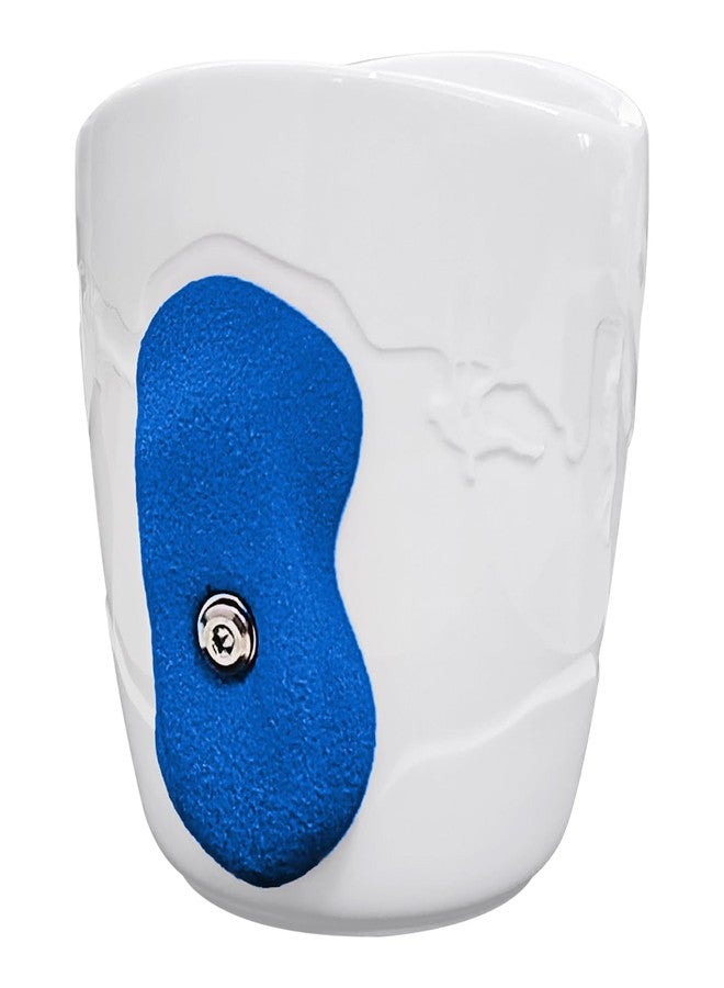 Two Stones Rock Climbing Mug | Coffee Climber As Gift For Climbers (White + Blue) - Image 2