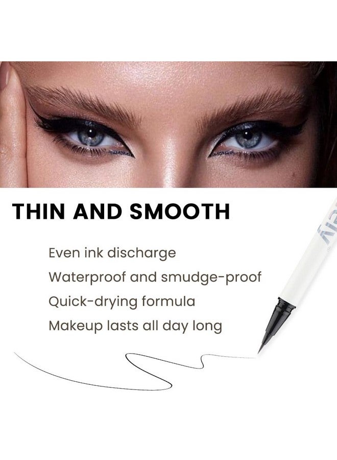 evpct Eyebrow Stamp Pencil Kit For Eyebrows Makeup Brow Stamp Trio Kit With Waterproof Eyebrow Pencil Eyeliner Eyebrow Pomade 10 Eyebrow Stencils And Dualended Eyebrow Brush Kit01 Ebony - Image 3