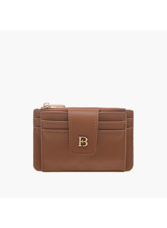 Flora Bella By Shoexpress Women Solid Wallet with Zip Closure - Image 1