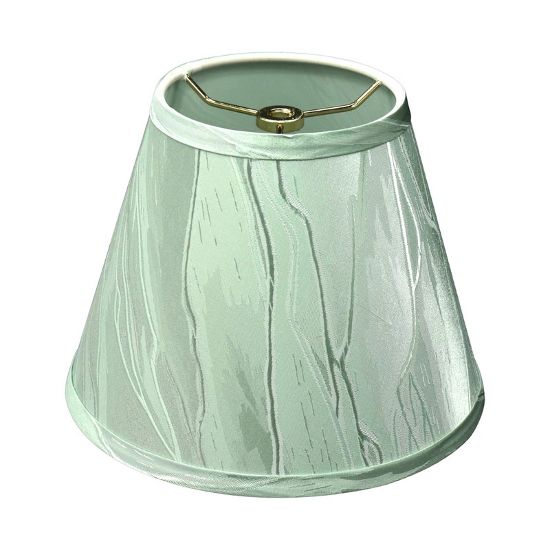 Aspen Creative 32430A, Transitional Hardback Empire Shape Spider Construction Lamp Shade in Light Green, 9" wide (5" x 9" x 7") - Image 1