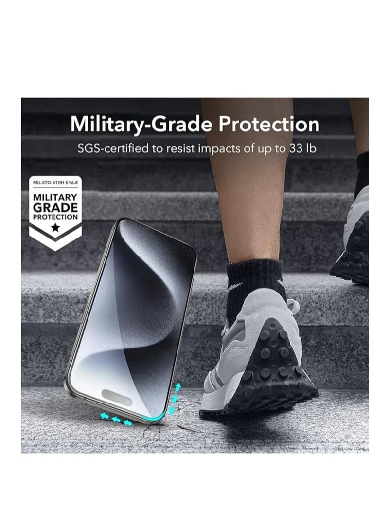 4 in 1 Protection Pack for Apple iPhone 13 Pro Max - Screen Protector, Privacy Screen Protector , Camera Lens Protector and Case Cover - Image 2