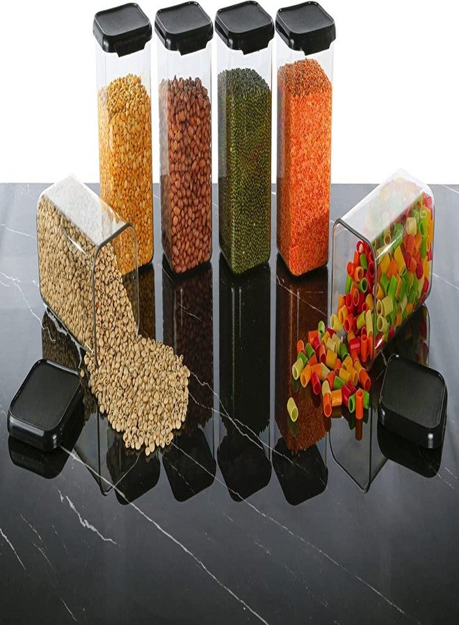 Rylan Air Tight Containers For Kitchen Organizer Storage Set, Kitchen Accessories Items Kitchen Storage Set Pantry Organization And Kitchen Storage (1500 ml Pack of 8). - Image 2