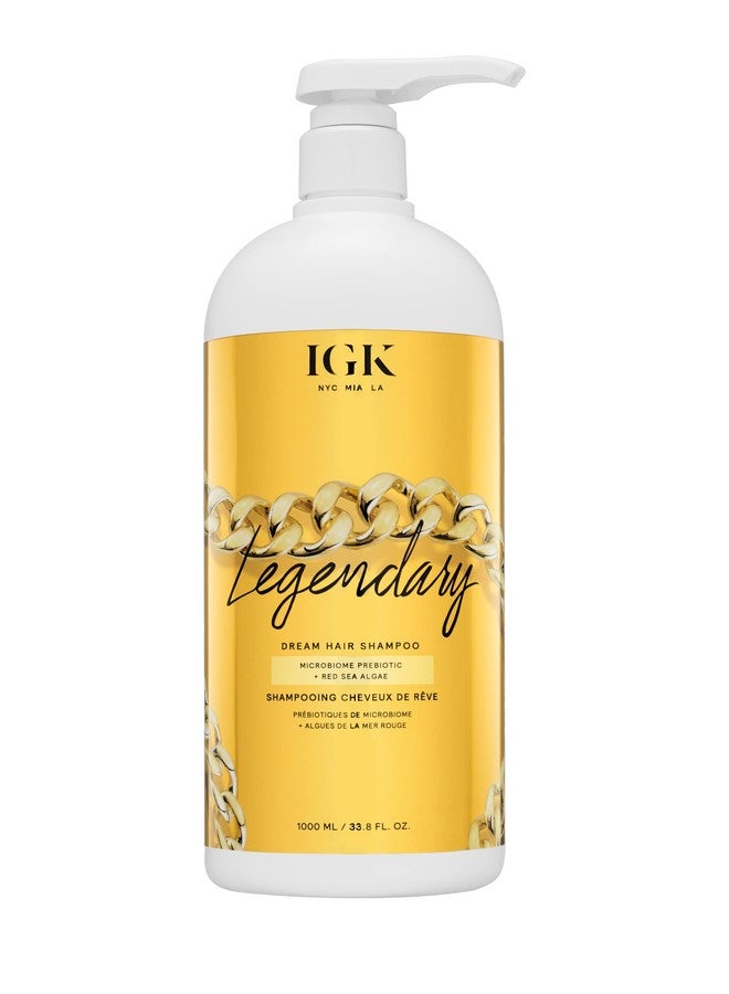 IGK LEGENDARY Dream Hair Shampoo Liter | Healthy + Hydrated + Shine | Vegan + Cruelty Free | 33.8 Oz - Image 1