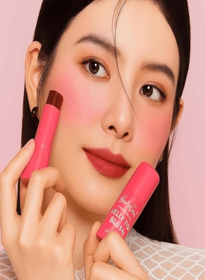 Elecsera Buildable Color Cream Blush Stick for All Skin Types - Image 4