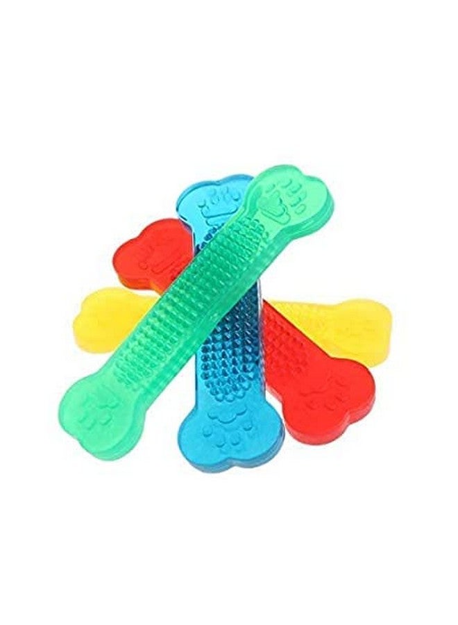 ألعاب مضغ ناعمة من المطاط الطبيعي تصدر أصوات صرير وشائكة للمضغ العنيف وتنظيف الأسنان (اللون حسب التوافر) - Image 3