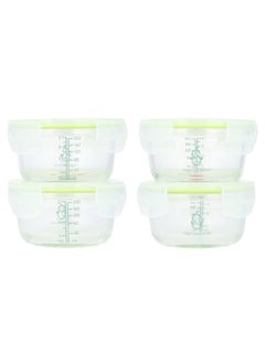 Sage Spoonfuls Sage Spoonfuls, Tough Glass Baby Food Jars, 4 Pack, 7 oz (210 ml) Each  - Image 3