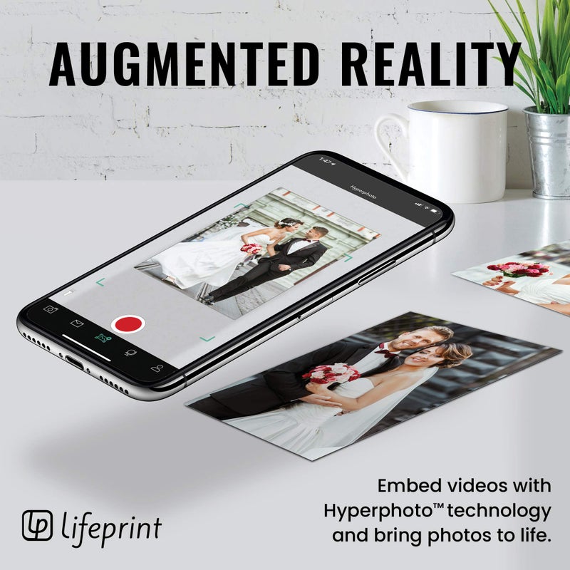 Lifeprint 3x4.5 Portable Photo and Video Printer for iPhone and Android. Make Your Photos Come to Life w/Augmented Reality - White - Image 2